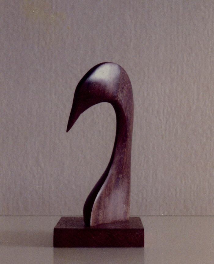 1982 Zonder titel, azobe (20 x 15 cm)