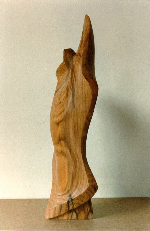 1983 Torso, eiken, zijaanzicht